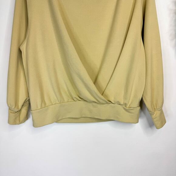 LULULEMON Pleated Modal Fleece Pullover Sweatshirt in Dew Green 3211 - Picture 6 of 8